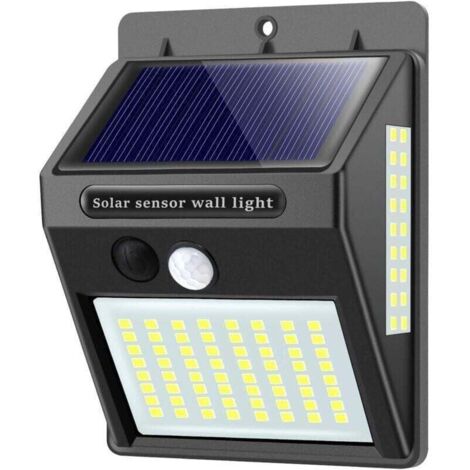 Solar-Außenleuchte mit Bewegungsmelder, hochwertige, wasserdichte LED-Wandleuchte für den Garten – 1 Stück