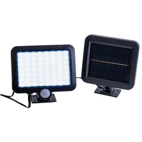 Solar Außenleuchte Solarpanel Berto Bewegungsmelder schwarz Strahler & Flutlichter