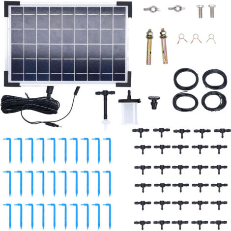 Solar Automatic Watering System 10 Timer Modes High Efficiency Multifunctional Solar Irrigation System 9V 5W