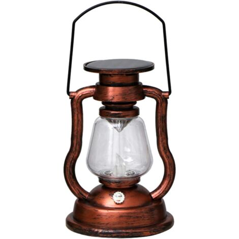 Solar Candle Light,Solar Powered Hanging Candle Light Retro LEDs Oil Lamp Flickering Flameless Solar Lantern Outdoor Hanging Lighting for Patio Garden Yard Tent