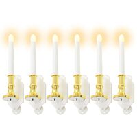 Solar Candles 6 pcs LED Lights Warm White