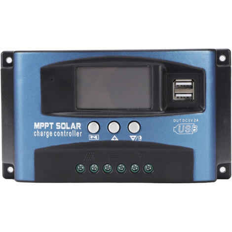 Solar Charge Controller MPPT Photovoltaic Panel LED Street Lighting Control Unit Regulator12/24V-30A