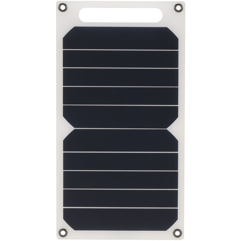 Solar Charger 10W Portable Ultra Thin Monocrystalline Silicon Solar Panel 5V USB Ports