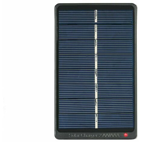 Solar Charger for AA/AAA Rechargeable Batteries - 1W 4V Solar Panel for Battery Charging