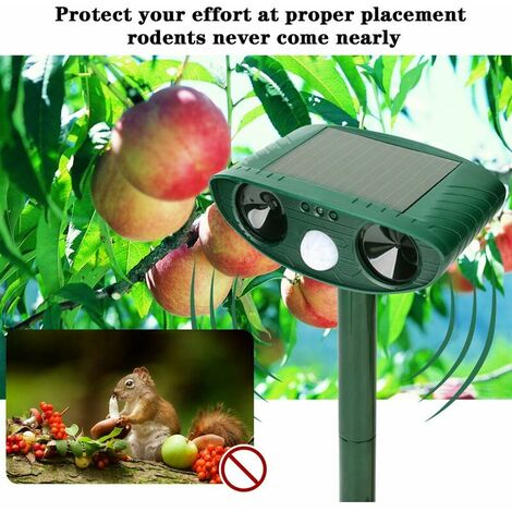 Solar energy Ultrasonic cat repellent animal repellent animal repellent for the garden to chase away cats, dogs, birds, martens