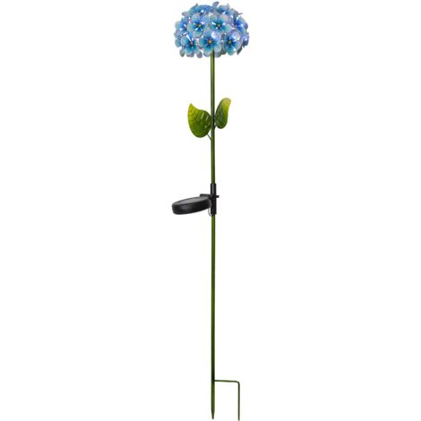 Solar-Erdspieß Hortensia, blau