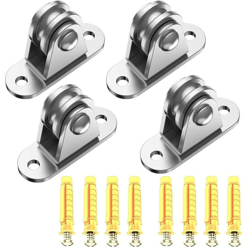 Bloc de poulie silencieux Roulement amovible pour la manipulation du matériel de câble Kits mobiles pour la manipulation