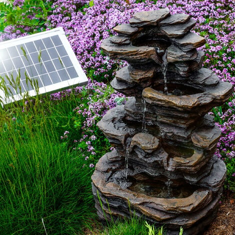 Gartenbrunnen solar akku