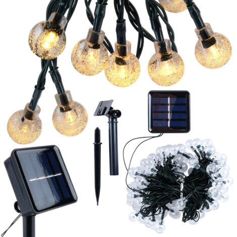 Solar Gartengirlande LED 10 m 100 Stk.