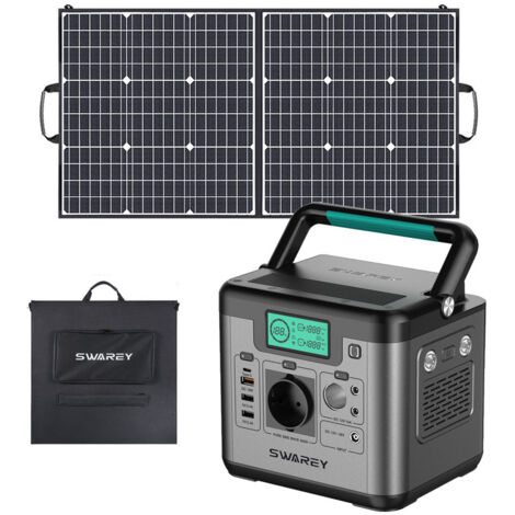 Solar Generatoren 518Wh Power Station Energieversorgung Mit 18V100W Solarpanel