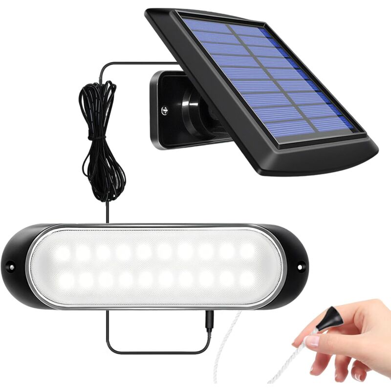 Image of Solar Hanging Light Indoor Outdoor IP65&hellip;