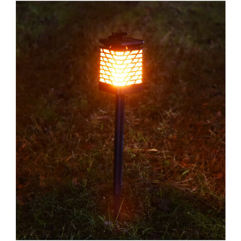 Solar Lampion Außen, 12 LED Solar Laterne Gartenleuchten , Solarlampen Außen IP65 Wasserdichte Handheld Solarlampe Solarleuchten für Garten, Hof, Party, Halloween Deko (Warmweiß)