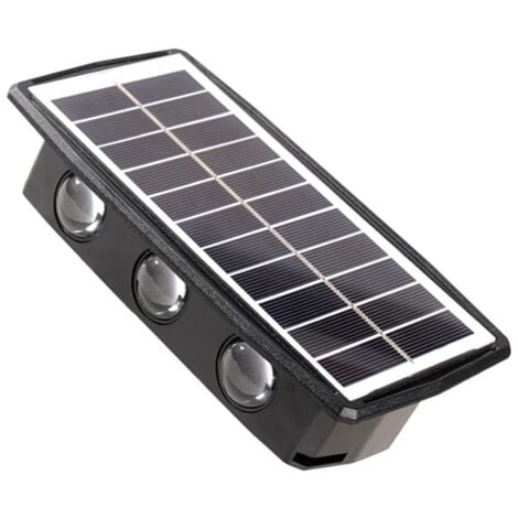 Solar lamps, LED, IP65, Black