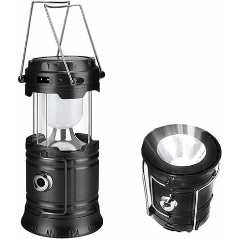 1pc Vintage Camping Lanterns Dimmable Retro Outdoor Lamp Portable Led  Rechargeable Light For Power Outages Waterproof Hanging Lantern Camping  Light With Phone Charger For Outdoor Indoor Decor