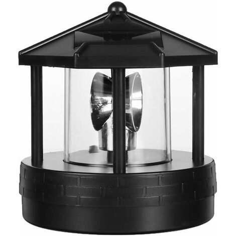 Solar LED Headlight Rotating Light Garden Yard Lawn Lamp lighting Outdoor Decor WASHING