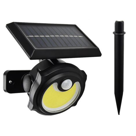 Solar Licht Menschlichen Körper Sensor Garten Wand Lampe Boden Stecker Garten Beleuchtung Kleine Straßen Lampe