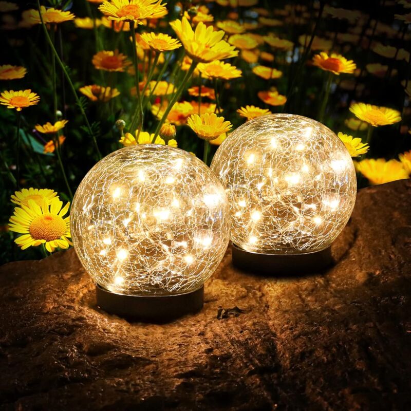 Image of Solar Light Outdoor, 2 Pcs Solar&hellip;