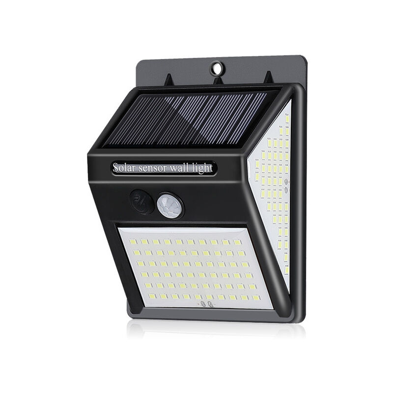 Aiperq - Solar Light Outdoor Waterproof Wall Lamp with Motion Sensor 144LED Solar Light Outdoor Lighting Security Lamp