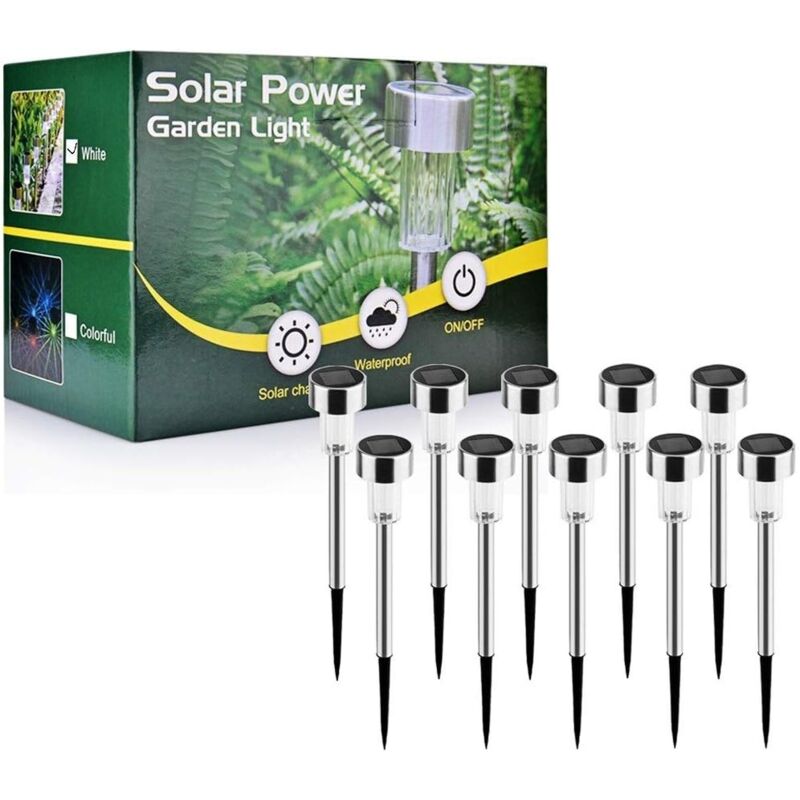 Image of Solar Lights Outdoor Garden, 10 Pack&hellip;