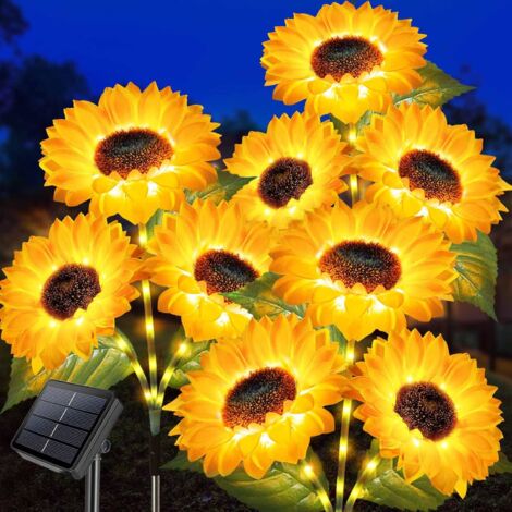 Sunflower solar lights online