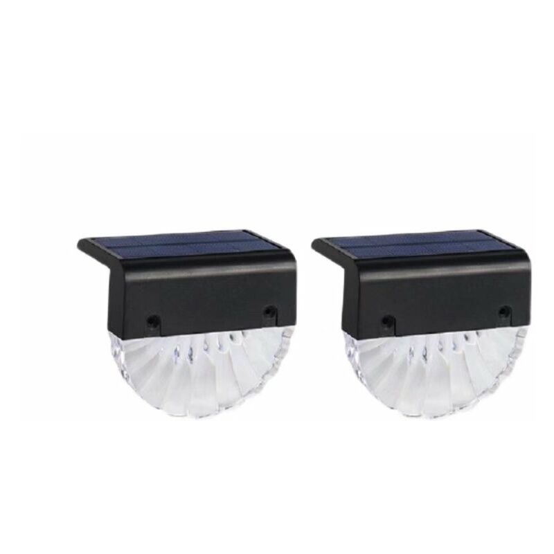 Langray - Solar Lights Outdoor��Solar Step Light Waterproof Solar Step Light Used for Railings, Terraces, Stairs, Garden Decorations, Walls, Warm