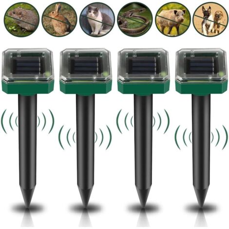 Solar-Maulwurfvertreiber: Solar-Maulwurfvertreiber, IP65 wasserdicht, Solar-Wühlmausabwehr, Ultraschall-Maulwurfvertreiber