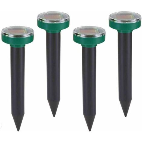 Solar Mole Repeller IP65 Ultrasonic Mole Repellent, Mole Repellent, Vole Repellent, Vole Repellent, Mole Repellent for Garden Lawn Yard Green Grass