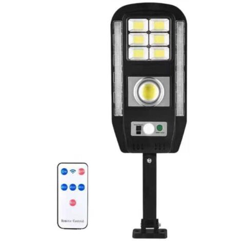 Solar outdoor streetlights, high-power commercial parking lot lighting, dusk-to-dawn, waterproof solar security spotlights with remote control for yards and driveways (37011855)