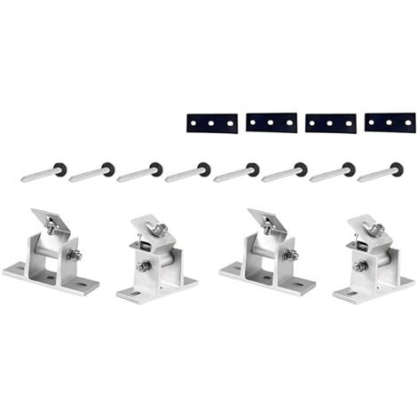 Solar Panel Holder Set 15 to 30 Degrees Adjustable Bracket Solar Panel Mount Bracket Set