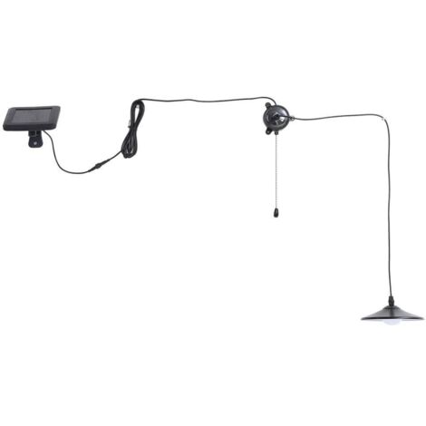 Solar-Pendelleuchte mit Fernbedienung, hängende Solarlampe für Garten, Hof, Balkon, Haus und Landschaft