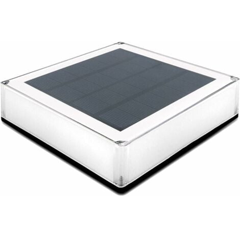 XVX Solar-Pfostenkappen 12 x 12 cm, 1 Stück wasserdichte Holzzaunpfostenleuchte Gartenwegleuchte für Deck, Terrasse, Stufen Ulisem