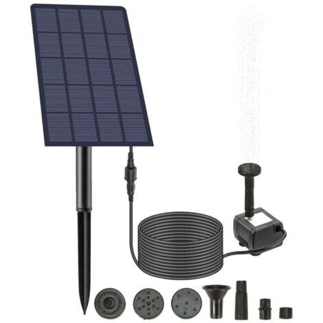 Solar Pond Pump 2.5W Solar Pond Aerator Pond Air Pump Solar Pond Pump Aquarium Aerator Fishing Aerator for Garden Pond Outdoor Fishing Outdoors  MUMU