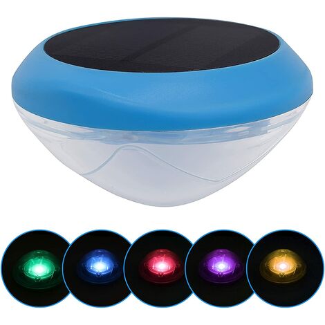 Solar Pool Light, Solar Led Floating Light 600mAh Pool Light With Multi Color Waterproof Solar Light For Outdoor Swimming Pool Decorations