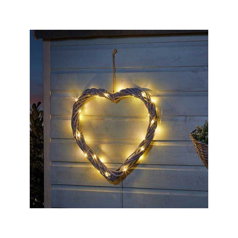 Image of Solar Power In-Lit Firefly Heart Rustic&hellip;