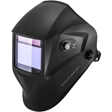 STAMOS Solar Powered Auto Darkening Welding Helmet Welders Mask Grinding Arc Function