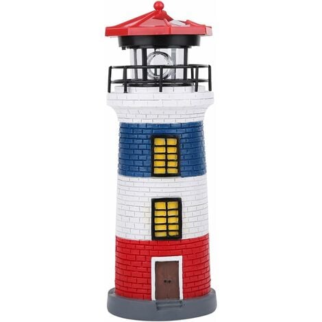 Red white deals blue solar lights