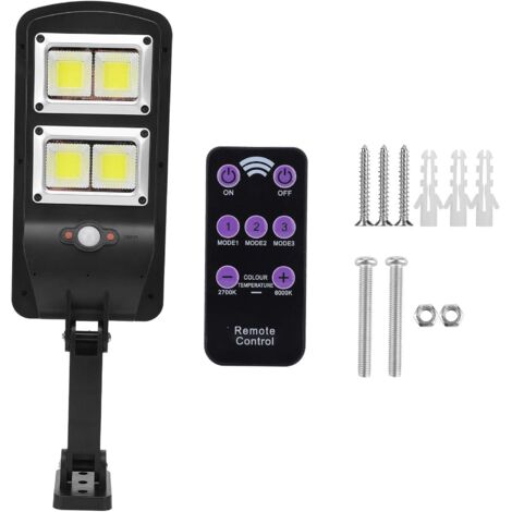 Solar Sensor Wall Light, Waterproof Outdoor Street Light Rechargeable Human Body Induction - 30W(IP65)
