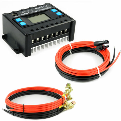 Solar Set 30A Laderegler Kabel Photovoltaik Inselanlage