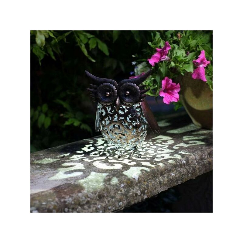 Smart Garden Solar Owl Bird Silhouette Light Garden led Light Figure Ornament