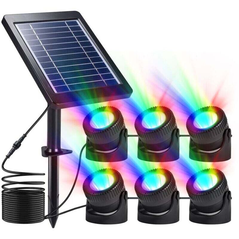 Image of Solar spotlight with 6 LEDs, IP68&hellip;