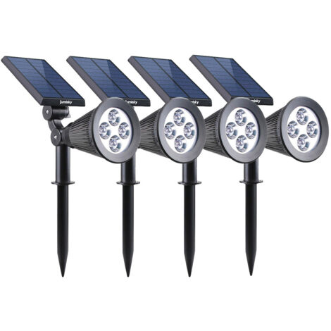 LUMI JARDIN Solar Strahler 4er Set SPIKY W34 100lm