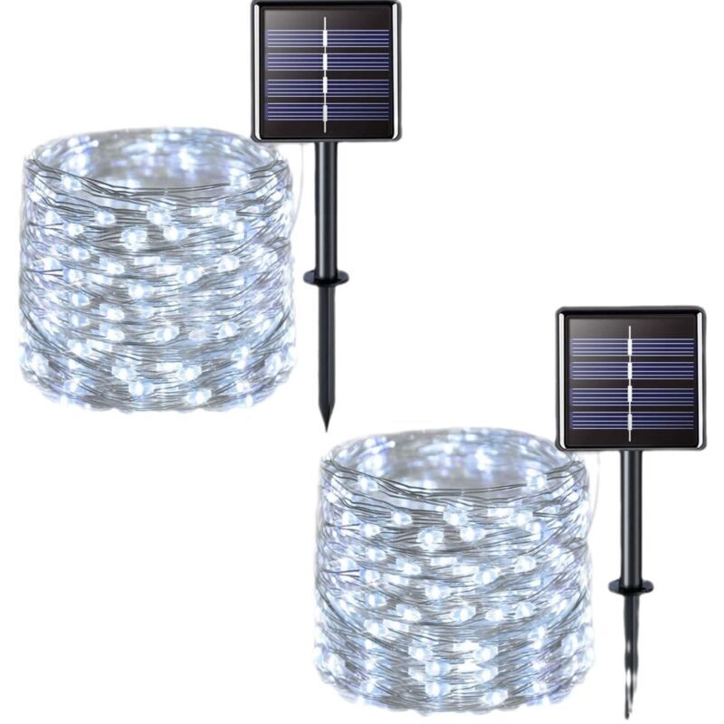 Image of Solar String Lights, 2 Pack, 72ft,&hellip;