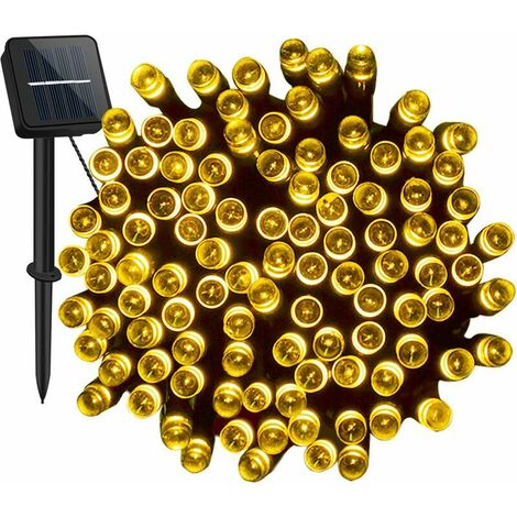 Solar String Lights Outdoor,200 LED 8 Modes 72 FT Powered Fairy Lights Waterproof for Festival Garden Yard Pathway Christmas Tree Home Wedding Party Decorations (Warm White)