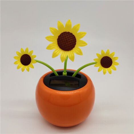 Solar-Tanzblume, Solar-Autopuppe als Autodekoration, Solar-Autoblume