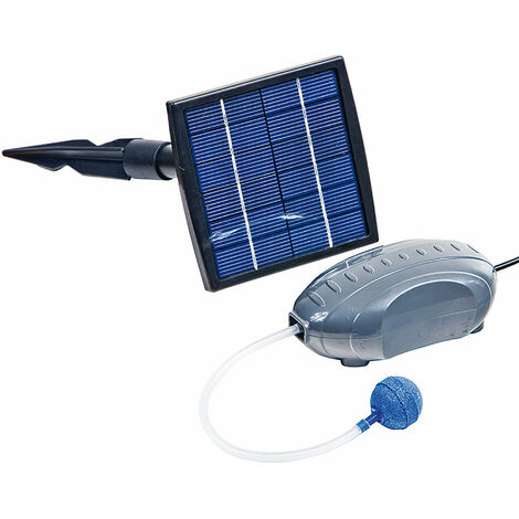 Solar-Teichbelüfter Sauerstoffpumpe Solar Schwimmende Solar-Teichpumpe 120 L/H 