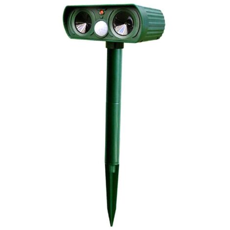 Solar Ultrasonic Pet Repeller for Garden Dog Cat With PIR Sensor