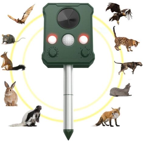 Solar Ultrasonic Repeller, Solar Mole Repeller for Animals, Solar Repeller, IP65, Ultrasonic Repeller, Ultrasonic Animal Repeller for Garden, Anti Mouse Anti Animal