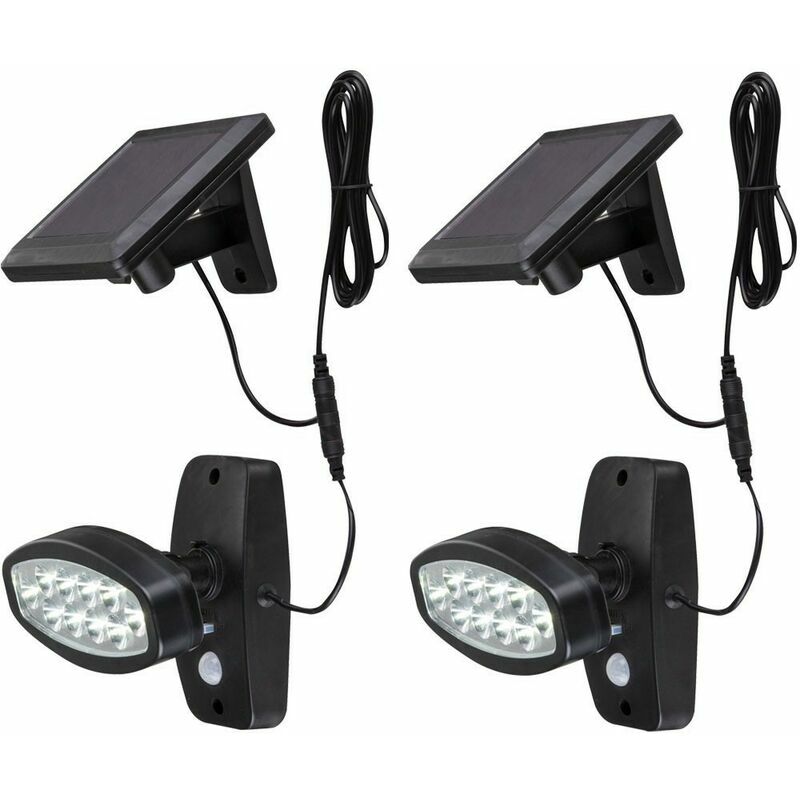 Solar Wall Light Applique murale à capteur solaire 10led Spot à capteur solaire