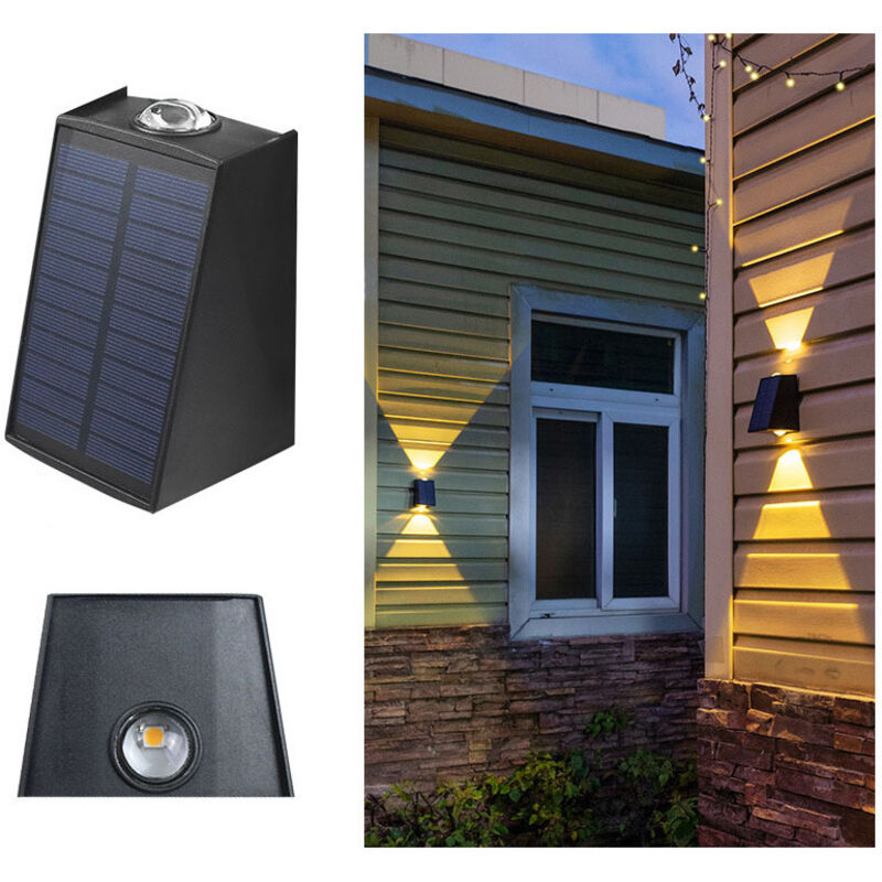 Image of Solar Wall Light Outdoor, Up-Down Exterior&hellip;