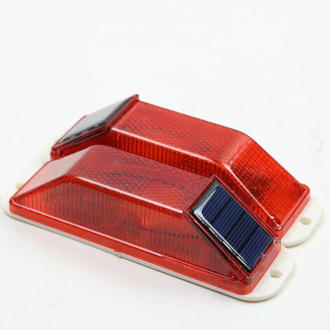 solar strobe warning light